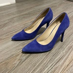 Nine West Blue Suede Shoes Size 7